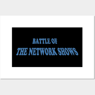 Battle of the Network Shows Logo Blue Posters and Art